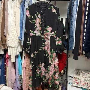 Dainty Jewells Black Floral Dress